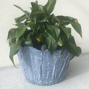 Flower Pot Hand Made In USA Contains Recycled Materials - Plant Not Included